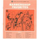 Barbershop Favorites Chord Organ GE Song Collection Number Two