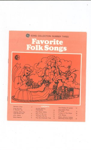 Favorite Folk Songs Chord Organ GE Song Collection Number Three