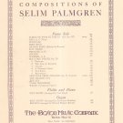 Compositions Of Selim Palmgren The Sea Sheet Music Boston Music Vintage