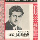 Were You Sincere Leo Reisman On Cover Meskill Rose Sheet Music Bourne Vintage