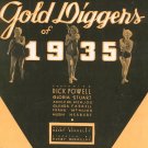 The Words Are In My Heart Gold Diggers Of 1935 Sheet Music Witmark Vintage