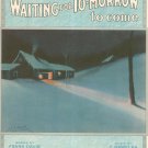 I'm Waiting For To Morrow To Come Davis Hawelka Prival Tomorrow Sheet Music Stasny Vintage