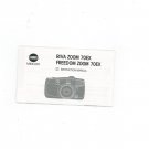 Minolta Riva Zoom Freedom Zoom 70EX Camera Instruction Manual Not PDF