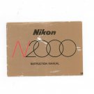 Nikon N2000 Camera Instruction Manual Not PDF