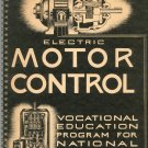 Vintage Electric Motor Control 1942 National Defense
