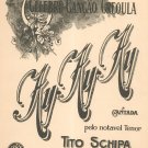 Vintage Ay Ay Ay Cancao Creoula Creole Song Tito Schipa Sheet Music