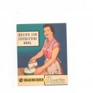Hamilton Beach Mixette Mixer Instructions & Recipes Vintage