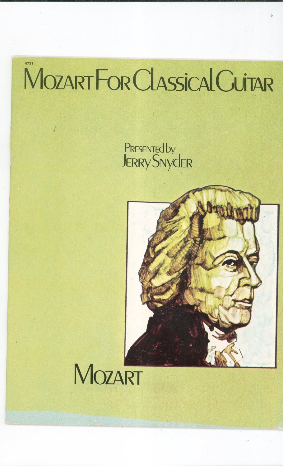 Vintage Mozart For Classical Guitar by Jerry Snyder