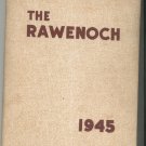 The Rawenoch Yearbook Year Book 1945 Vintage Roanoke College Virginia Advertisements