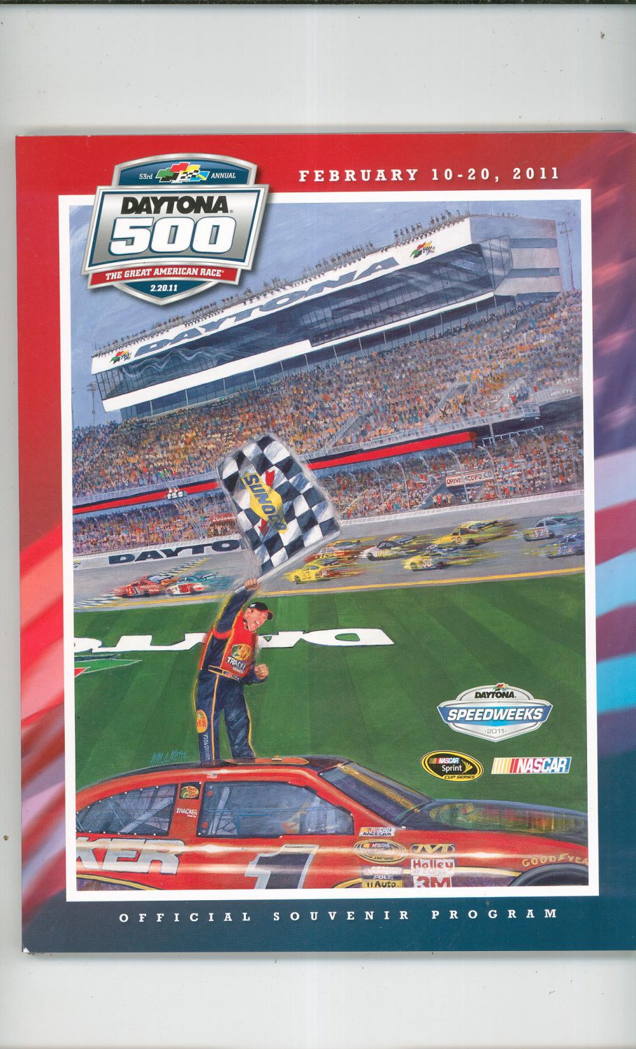 2011 Daytona 500 Official Souvenir Program NASCAR