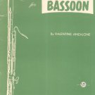 Vintage Breeze Easy Method For Bassoon Book 1 by Valentine Anzalone
