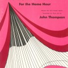 Vintage Keyboard Opera For The Home Hour John Thompson
