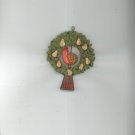 Vintage Hallmark Twirling Partridge In A Pear Tree Christmas Ornament 1976