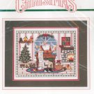 Bucilla Checking His List Santa Christmas Style 82851 Cross Stitch In Package