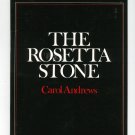 The Rosetta Stone by Carol Andrews British Museum Publications 0714109312