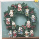 Sunset Old Fashioned Santa Ornaments Ann Craig Cross Stitch Kit In Package 18309