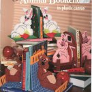 Animal Bookends In Plastic Canvas American School Needlework 3116 Debbie Tabor