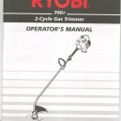 Ryobi 700r 2 Cycle Gas Trimmer Owner's Manual Not PDF