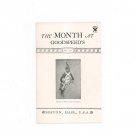 Vintage The Month At Goodspeed's Book Shop September 1934 Boston Not PDF