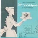 Vintage Owner's Manual RCA Whirlpool Gas Range  Part Number 253200