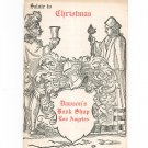 Vintage Dawson's Book Shop California Catalog Number 132 1938 Salute To Christmas