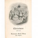Vintage Dawson's Book Shop California Catalog Number 123 1937 Christmas
