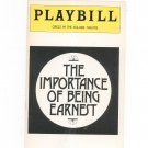 The Importance Of Being Earnest Circle In The Square Theatre Playbill Souvenir 1977