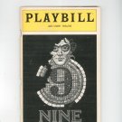 Nine 46th Street Theatre Playbill Souvenir 1982