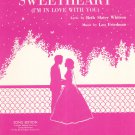 Let Me Call You Sweetheart Sheet Music Song Edition I'm In Love With You Friedman & Whitson