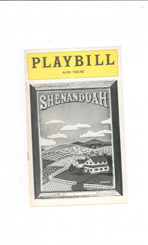 Shenandoah Playbill Alvin Theatre 1975 Souvenir