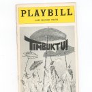 Timbuktu Playbill Mark Hellinger Theatre 1978 Souvenir