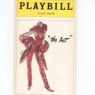 The Act Playbill The Majestic Theatre 1977 Souvenir