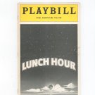 Lunch Hour Playbill Ethel Barrymore Theatre 1981 Souvenir