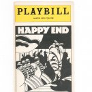Happy End Playbill Martin Beck Theatre 1977 Souvenir