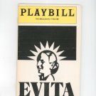 Evita Playbill The Broadway Theatre 1982 Souvenir