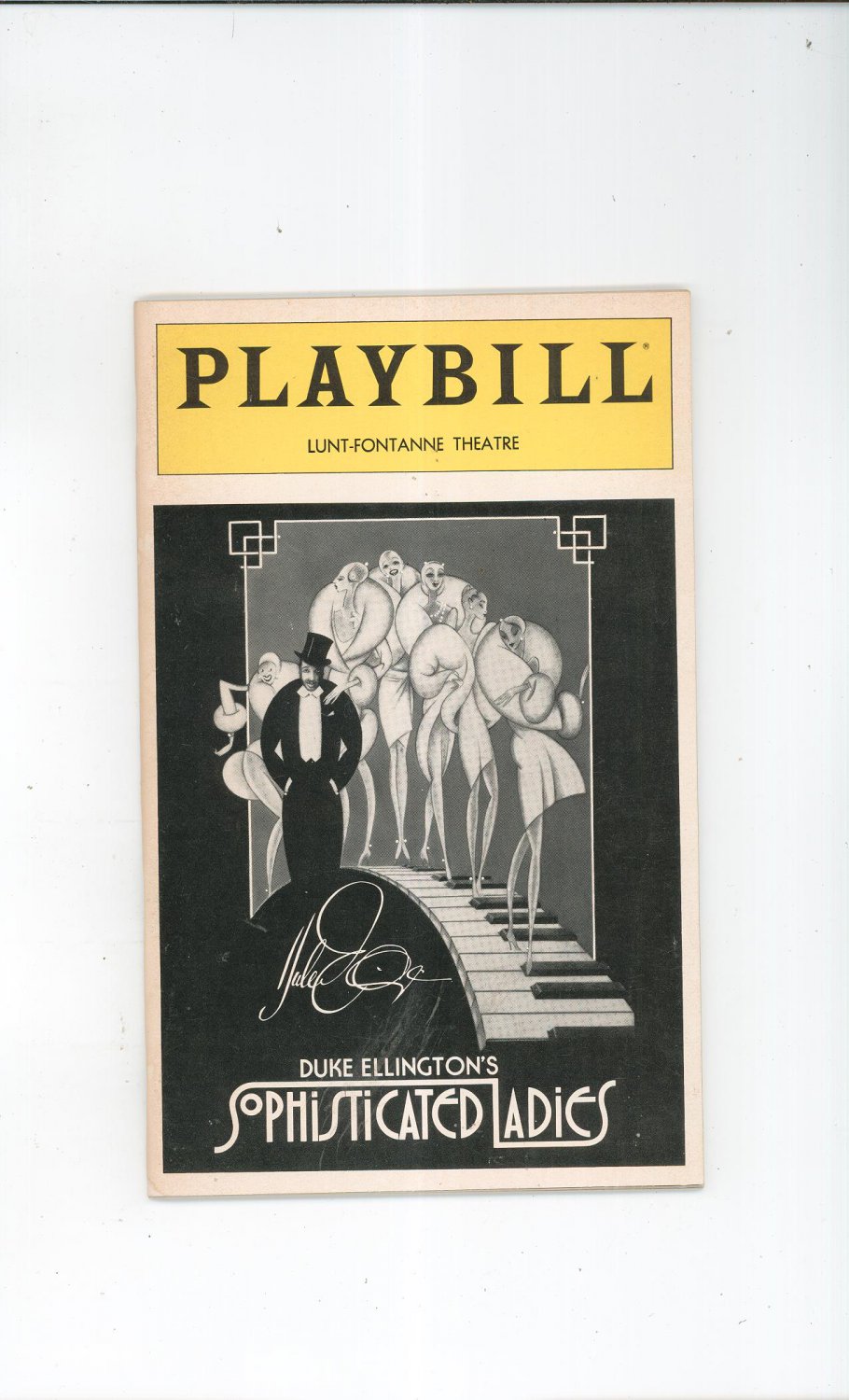 Duke Ellington's Sophisticated Ladies Lunt Fontanne Theatre Playbill