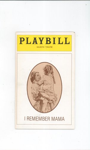 I Remember Mama Playbill Majestic Theatre 1979 Souvenir