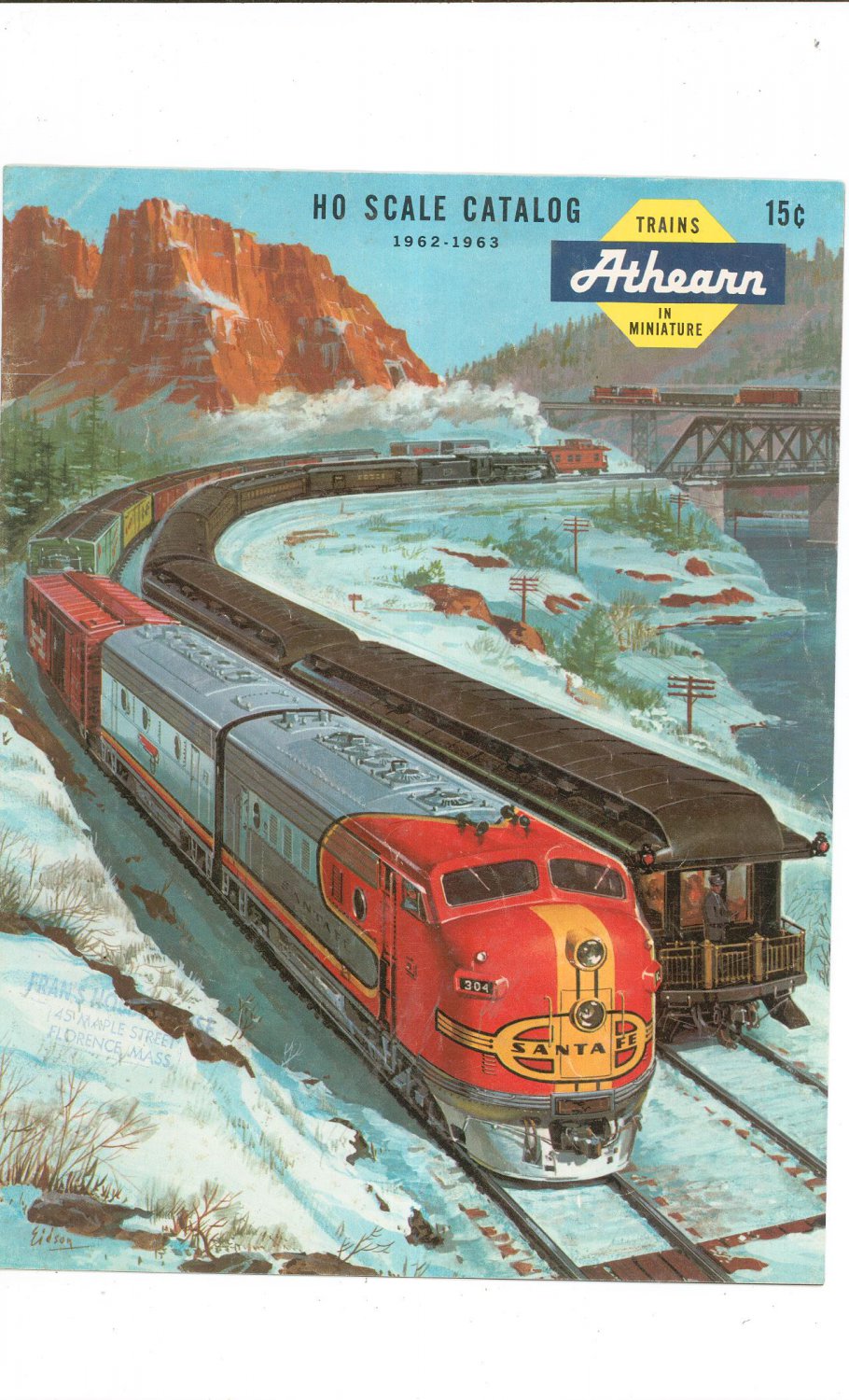 Vintage Athearn Trains HO Scale Catalog 19621963 Not PDF