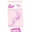 Vintage Continental Trailways Timetable CTNE-1 NY CT MA NH ME 1974 Not PDF