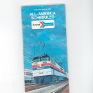 Vintage Amtrak All America Schedules 1975 Not PDF