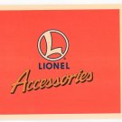 Lionel Accessories Catalog 1996 Not PDF Free Shipping Offer