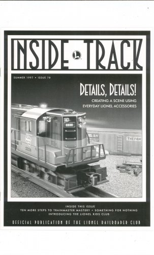Lionel Railroader Club Inside Track Summer 1997 Issue 78 Not PDF Train Free Shipping Offer