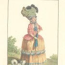 Patricia Nimocks Decoupage Art Print 18th Century Woman With Dog 106086 100