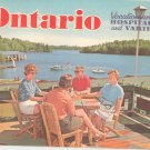 Vintage Ontario Canada Vacationland Of Hospitality And Variety Travel Guide John Robarts
