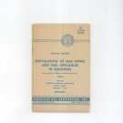 Vintage American Standard Installation Of Gas Piping & Appliances In Buildings 1950