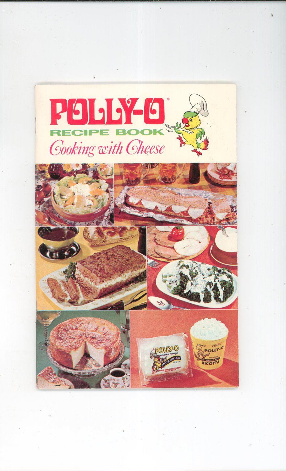 PollyO Recipe Book Cooking With Cheese Cookbook PollyO Polly O Vintage 1968