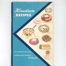 Vintage Knudsen Recipes Cookbook 1955