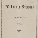 Vintage Clodomir 70 Little Studies For Trumpet International Music 1389