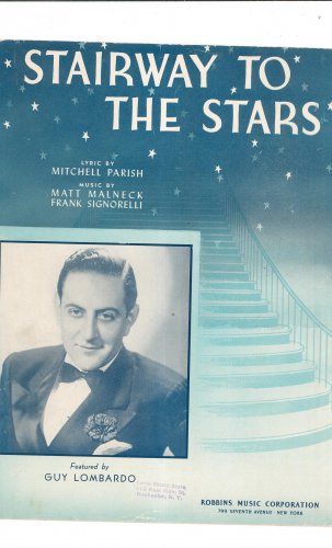 Stairway To The Stars Sheet Music Guy Lombardo Vintage Robbins