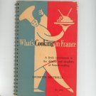 What's Cooking In France Cookbook Louisette Bertholle Vintage Macgibbon & Kee 1955